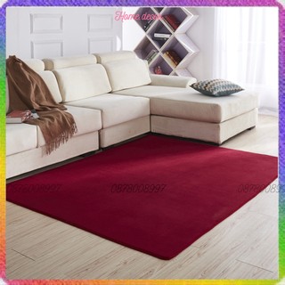 Thảm trải sàn chụp ảnh decor trang trí nội thất màu Đỏ Vang size 1mX1m6 ,1m6X2m
