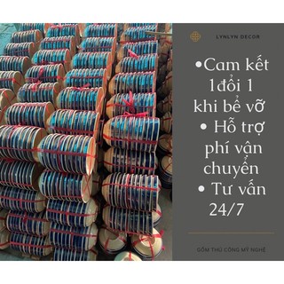 Chén chỉ xanh 10.5-11cm hàng thường có chân đinh