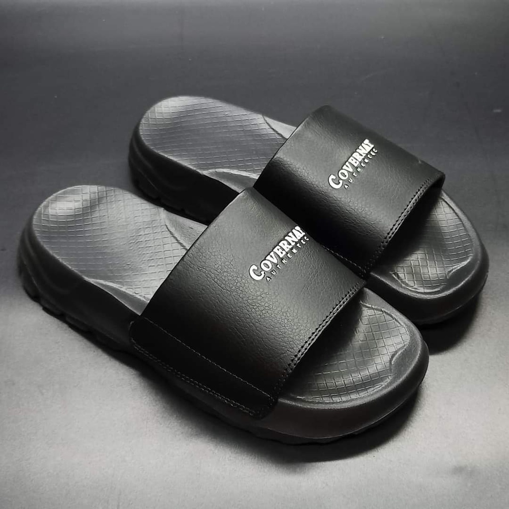 Dép covernat đen ❤️FREESHIP + Fullbox+ chọn tăng 1 size❤️ thể thao quai ngang nam nữ đế độn 4-5cm, đế Api không lún bám