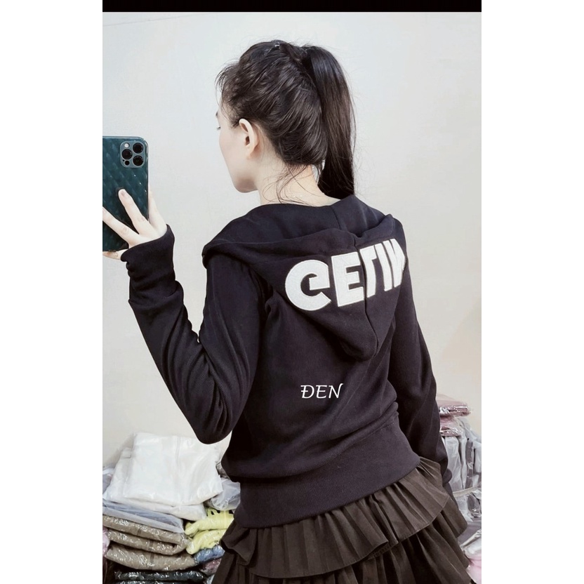 Áo Khoác Thời Trang Nón Thêu GELIN