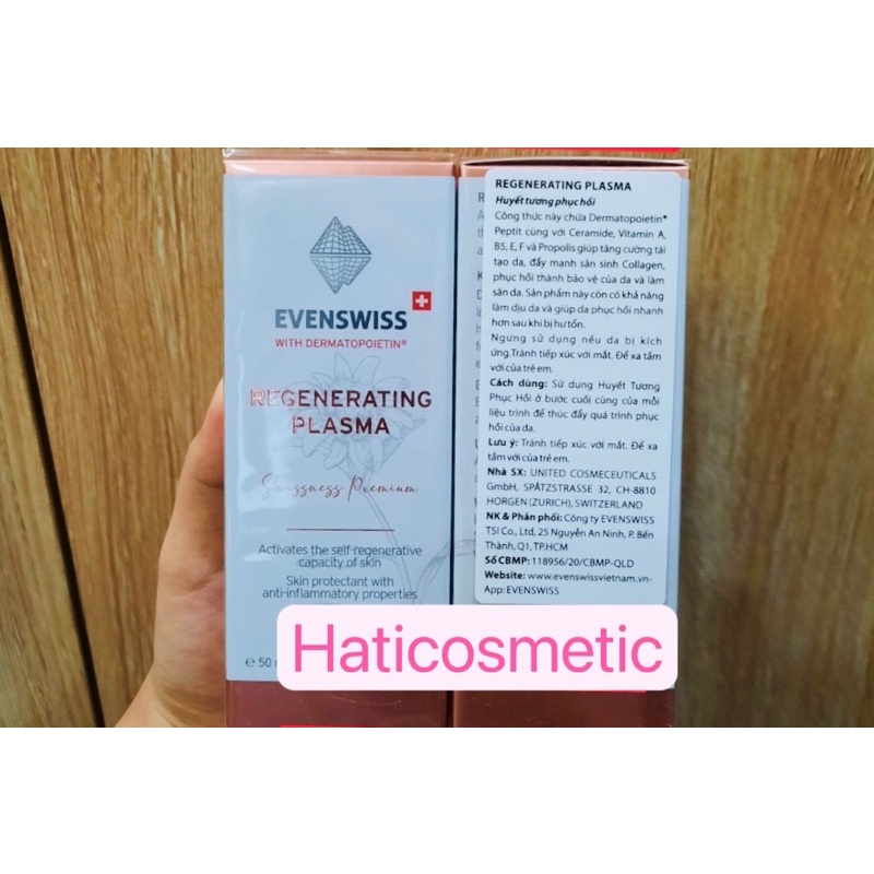 Huyết tương phục hồi Plasma Evenswiss