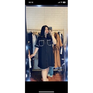 Váy viền trắng bigsize 80-140kg