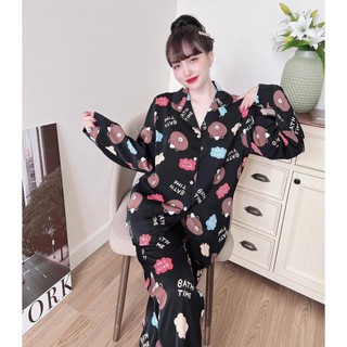 đồ bộ ngủ pyjama mango cao cấp (50-85KG)