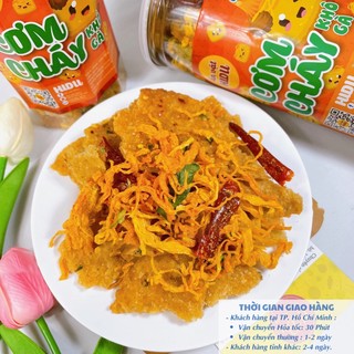 Cơm cháy lắc khô gà lá chanh khô gà tỏi ớt giòn tan Ăn vặt DUNI vừa ngon vừa rẻ