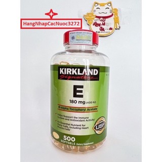Vitamin e kirkland 500 viên date 2027