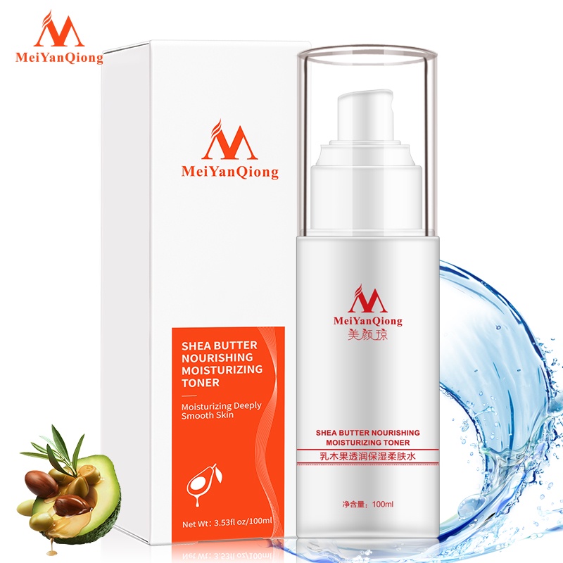 Nước Hoa Hồng MeiYanQiong Tinh Chất Bơ Hạt Mỡ Axit Hyaluronic Dưỡng Ẩm Làm Trắng Da 100ml