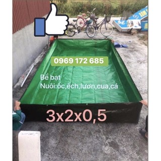 Bể bạt nuôi ốc ếch cá lươn tôm cua baba - tặng van xả nước