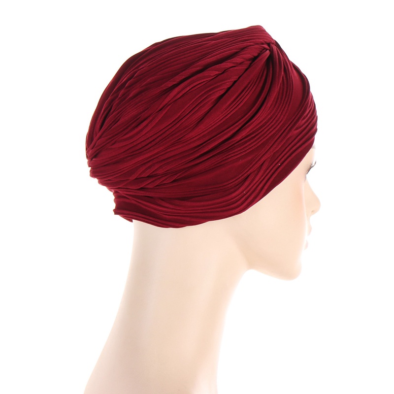 Mũ Turban Co Giãn Màu Sắc Thời Trang Cho Nữ