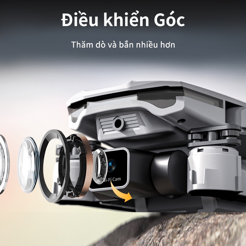 Flycam XT1pro camera 4k UHD Drone chiều cao cố định Tự động tránh chướng ngại vật chuyến bay quỹ đạo Drone | BigBuy360 - bigbuy360.vn