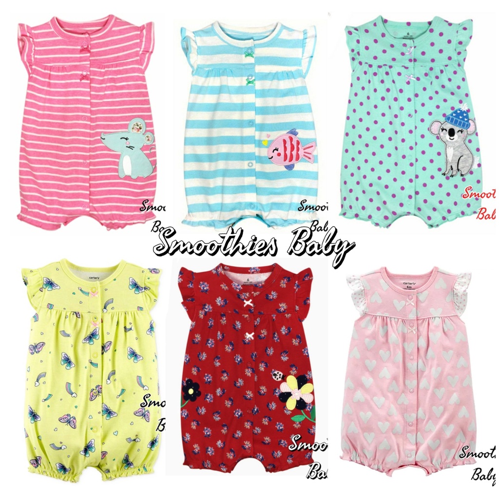 BODY ĐÙI BÉ GÁI XUẤT DƯ - LOẠI CÀI NÚT GIỮA CAO CẤP 9-14kg (Romper)