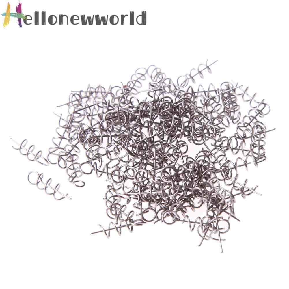 Set 100 Móc Lò Xo Mềm Gắn Mồi Câu Cá Chuyên Dụng