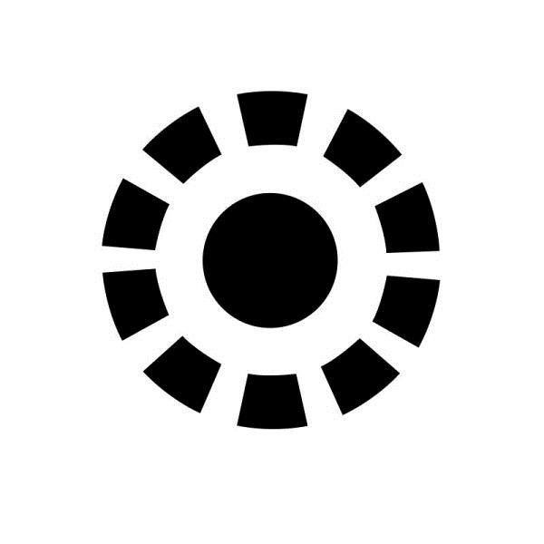 Miếng Dán Phản Quang Hình Avengers 4 Stark Iron Man Quantum Reactor Trang Trí Xe Hơi / Xe Máy