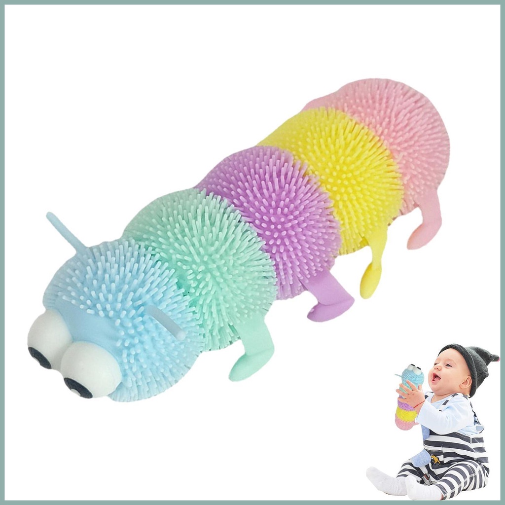 1 Đồ Chơi Bóp Giảm Căng Thẳng Hình Sâu Bướm Dễ Thương