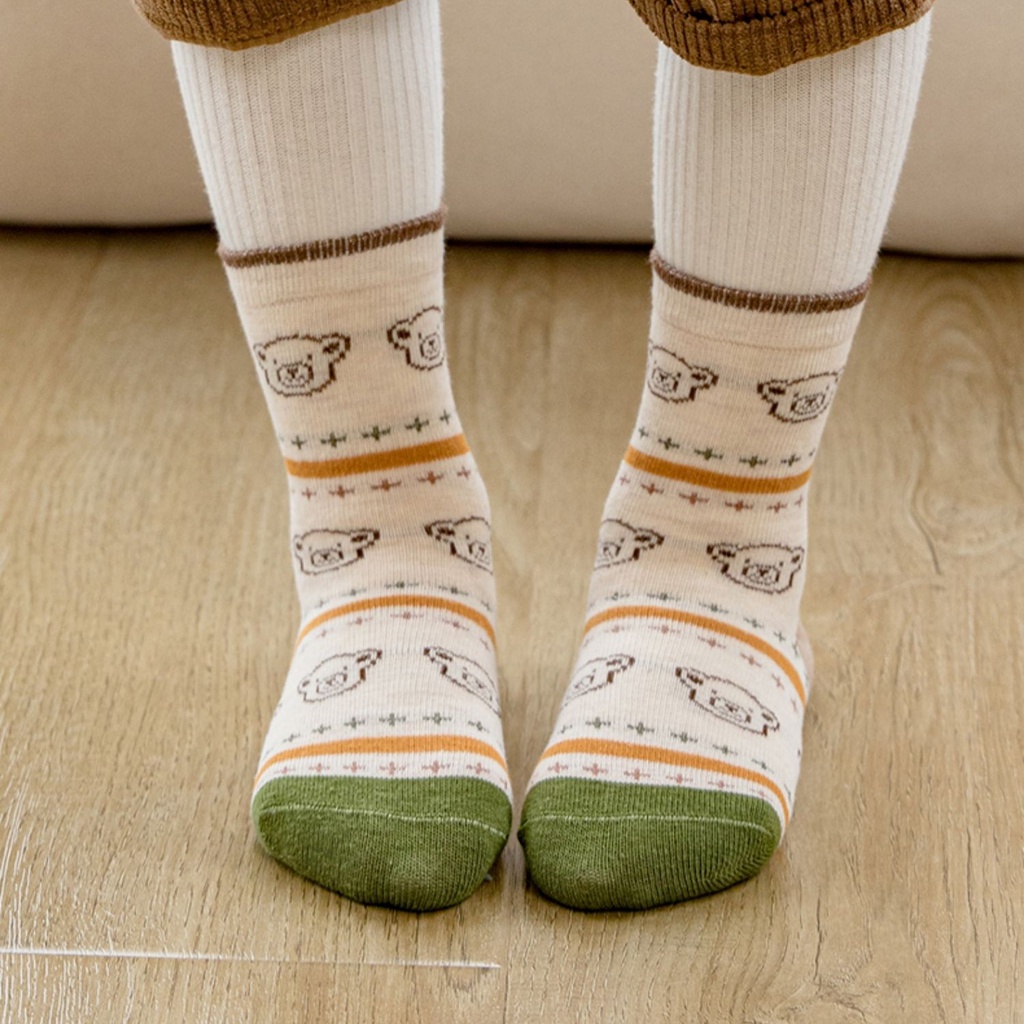 Set 5 Đôi Tất Cho Bé, Tất Trẻ Em Phong Cách Hàn Quốc MINLIU Chính Hãng, Tất Cho Bé Trai, Chất Coton Mềm Mại