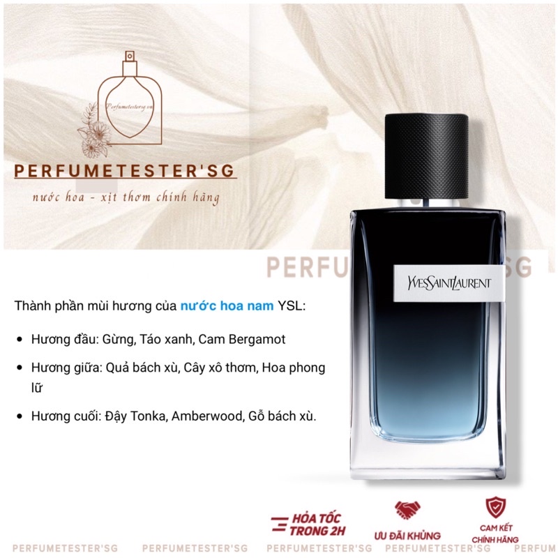 Nước hoa Nam Yves Saint Laurent Y EDP -𝒑𝒆𝒓𝒇𝒖𝒎𝒆𝒕𝒆𝒔𝒕𝒆𝒓