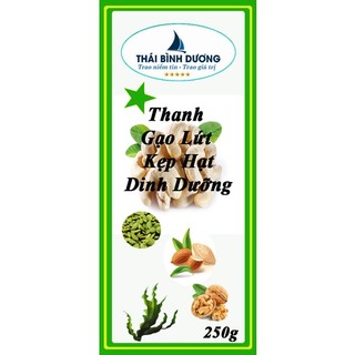 Thanh gạo lứt dinh dưỡng 250g Thái Bình Dương