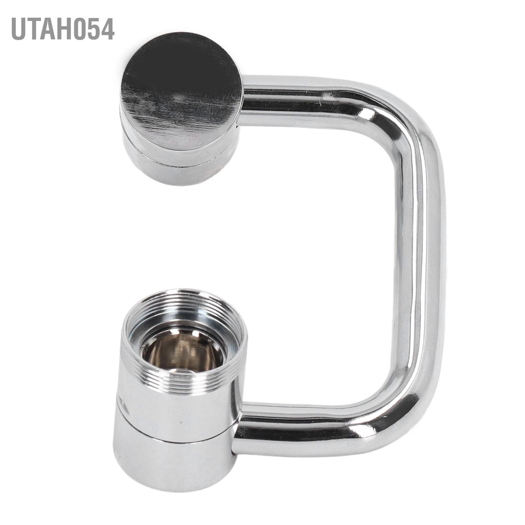 [Hàng Sẵn] Bộ mở rộng vòi Đồng thép không gỉ ABS 1080 Độ 22mm Đường kính bên trong chuyển đổi có thể xoay【Utah054】