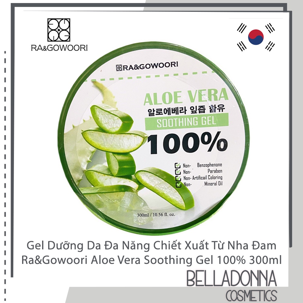 Gel Dưỡng Da Đa Năng Chiết Xuất Từ Nha Đam Ra&amp;Gowoori Aloe Vera Soothing Gel 100% 300ml