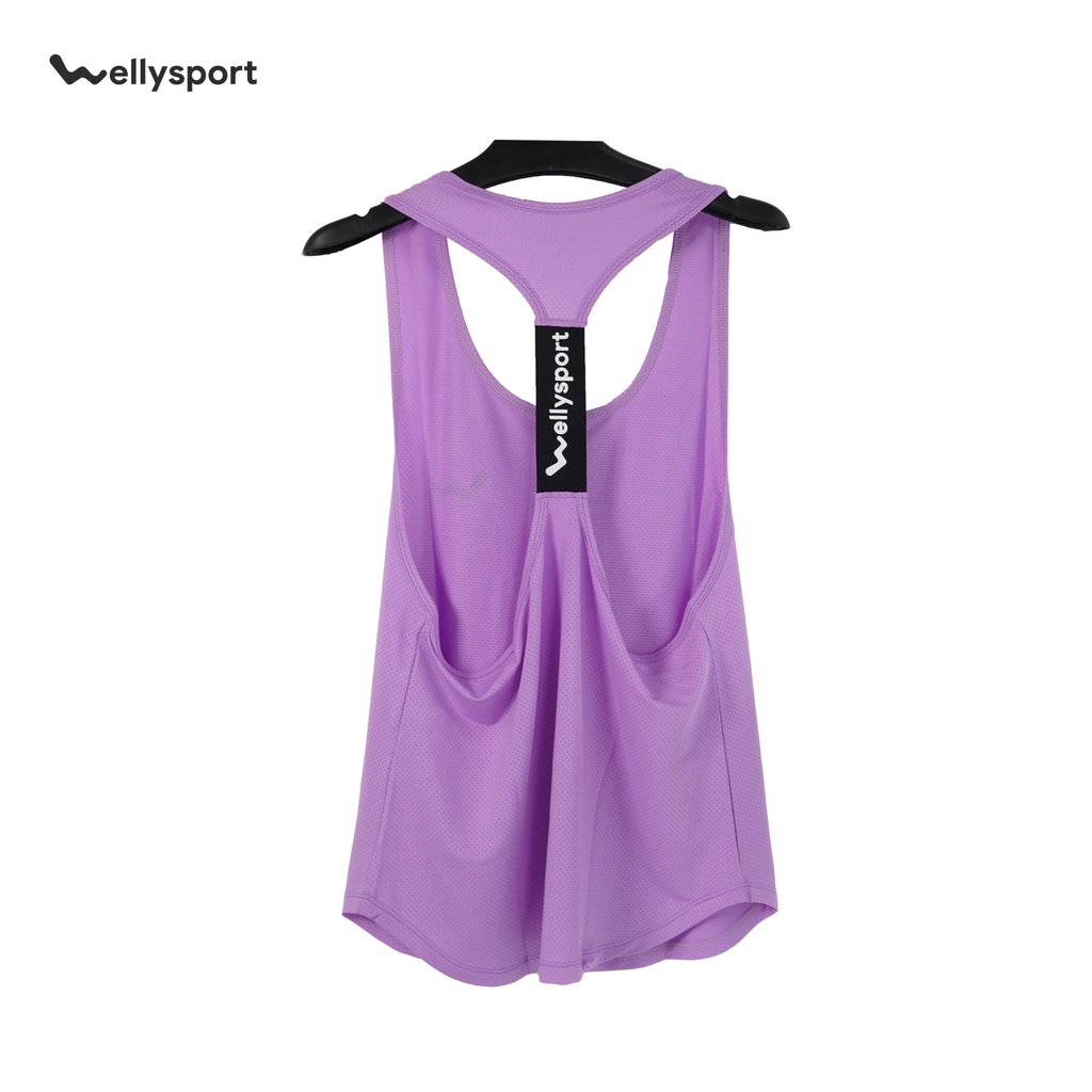 Áo Tanktop Tập Gym, Yoga Nữ, Welly Sport, Màu Tím Lavender, Mã ATTN06