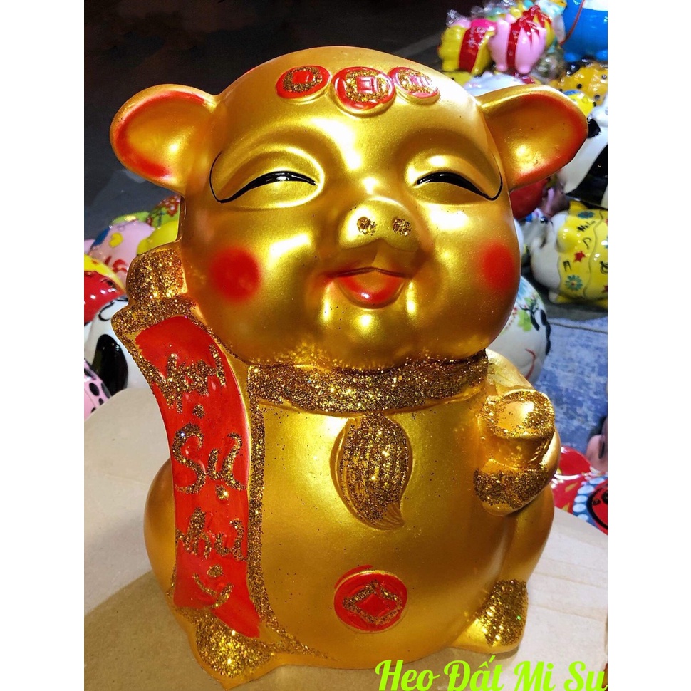 HEO ĐẤT TIẾT KIỆM HÌNH HÌNH PHÁT TÀI VẠN SỰ SAI 32cm * 23cm