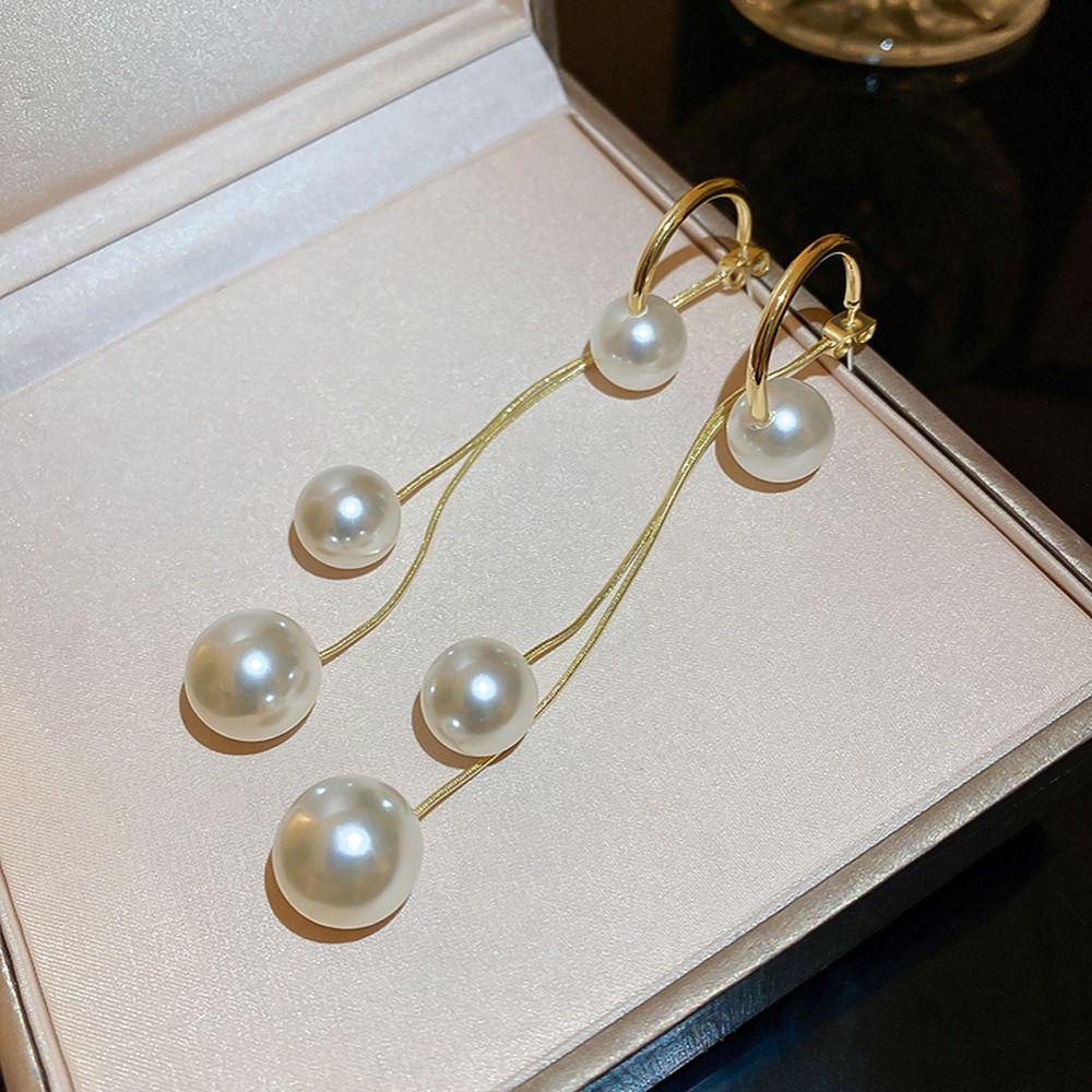 Khuyên Tai Lủng Lẳng Mặt Hình Học Cổ Điển Cho Nữ|Bông Tai Dạng Vòng Bằng Hợp Kim Thời Trang Cho Nữ