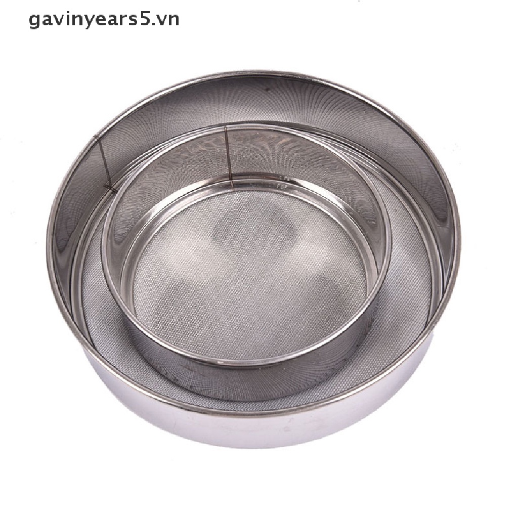 Rây Lưới Tròn Lọc Bột Bằng Inox Tiện Dụng Cho Nhà Bếp
