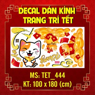 DECAL TRANG TRÍ TẾT 2023 COMBO SỐ 41