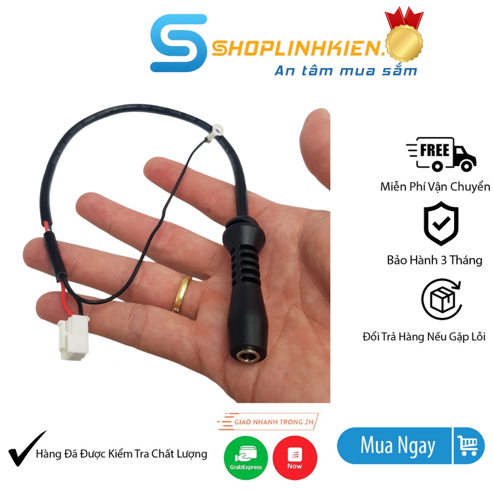 Dây nguồn DC 4.8x1.7MM cái đực chuyên dụng 4.8*1.7 - ShopLinhKienM2M