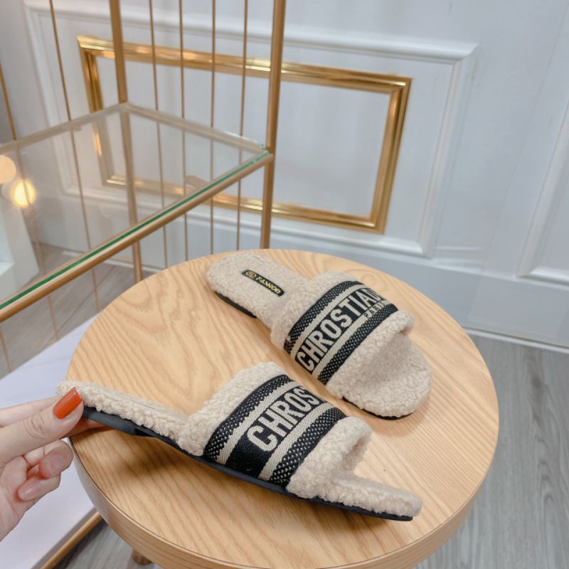 tit Dép Lông Quai Ngang Mềm Êm Hàng Đẹp