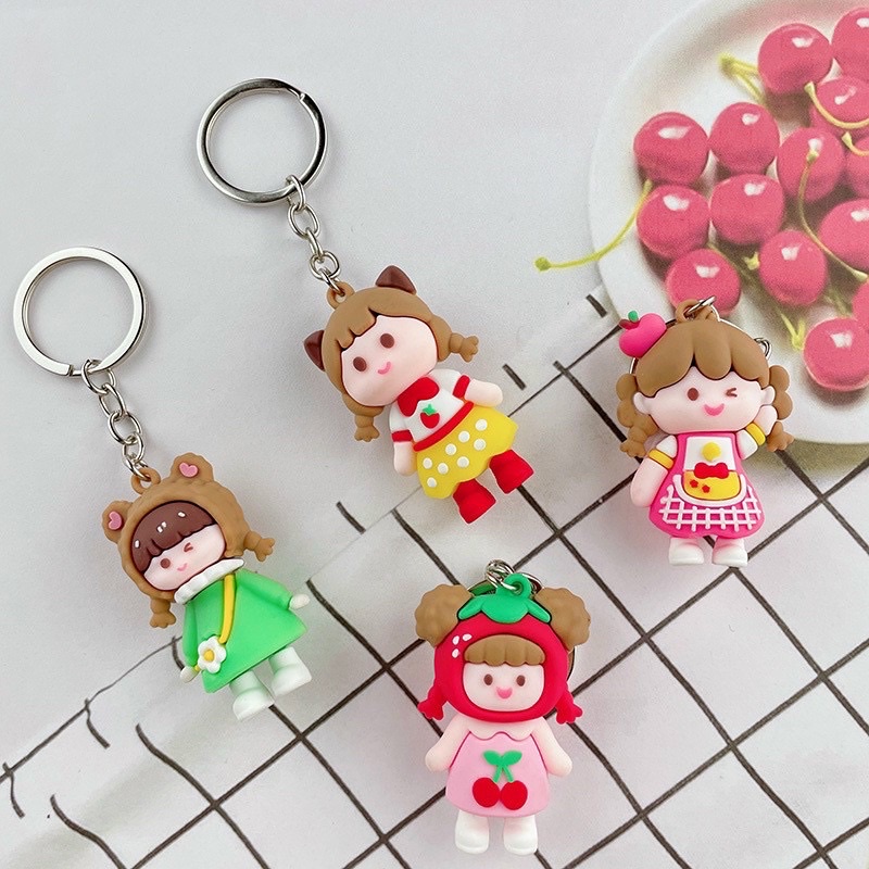 Móc khoá nhiều hình dễ thương nguồn hàng móc khóa buôn sỉ làm quà tặng