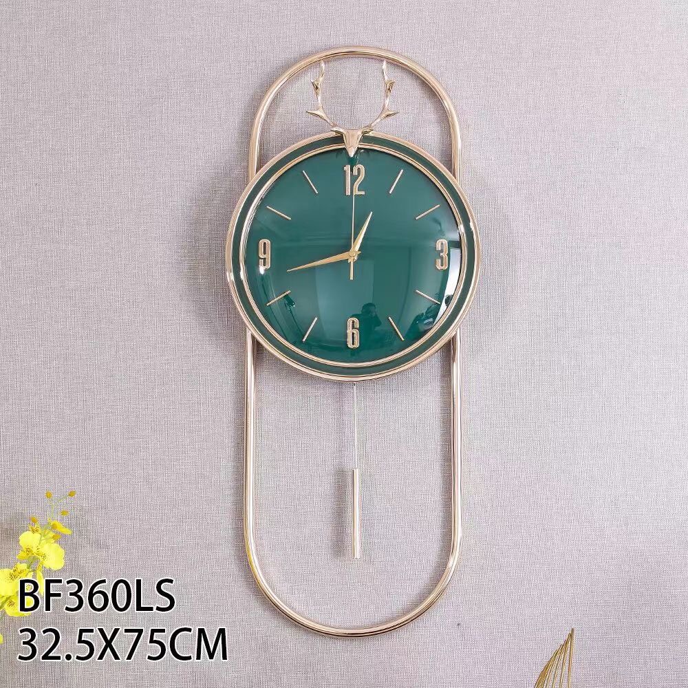 Đồng Hồ Treo Tường Decor Trang Trí Chất Liệu Inox Mạ Titan Công Nghệ PVD Cao Cấp KD360