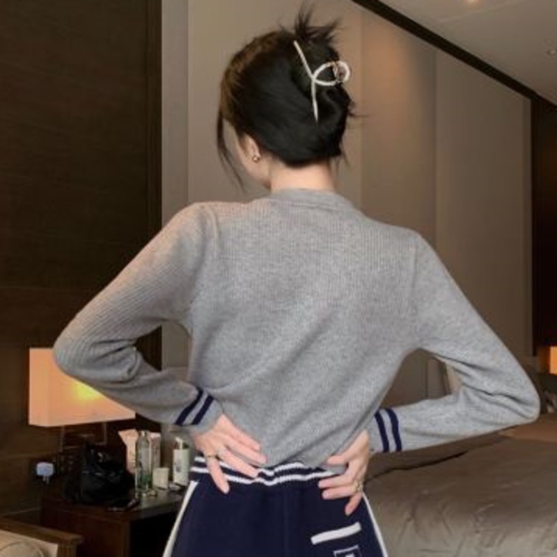 Áo Len Tay Dài In Chữ Phong Cách Thời Trang Mùa Thu Cho Phái Nữ