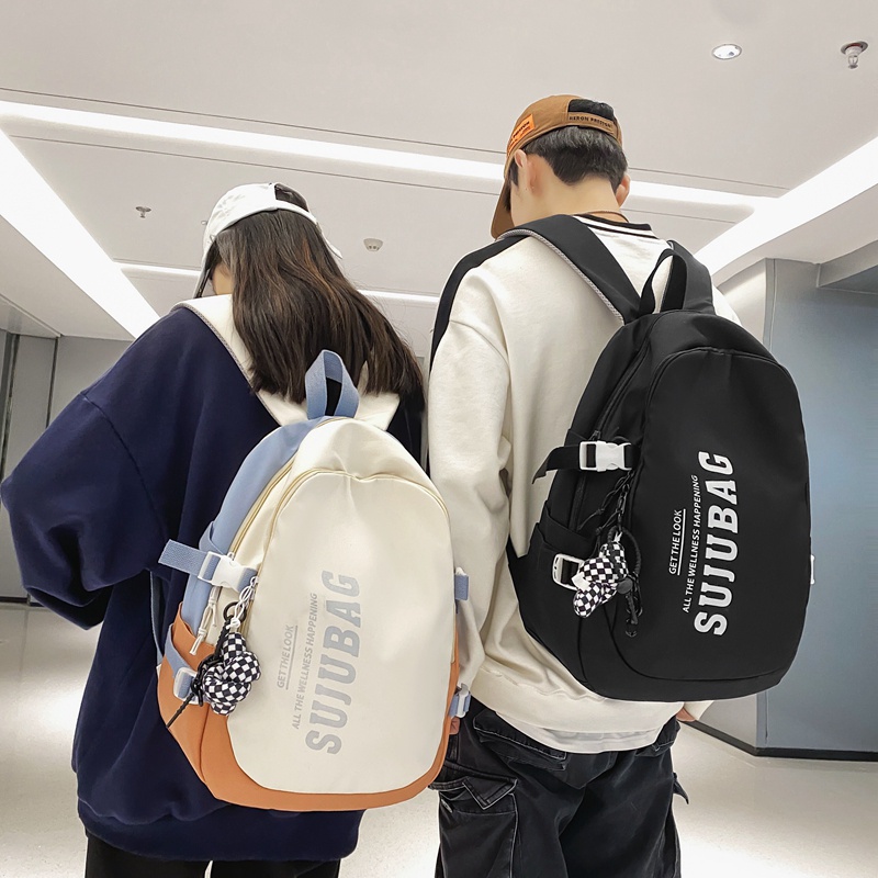 Balo Prettyzys 2022 sức chứa lớn 14 inch phong cách Hàn Quốc cho học sinh/ sinh viên