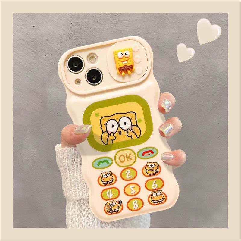 Ốp Điện Thoại In Hình Chú Chó Hoạt Hình Có Giá Đỡ Cho iPhone 14 13 12 11 Pro Max 7 8 Plus Xr Xs Max