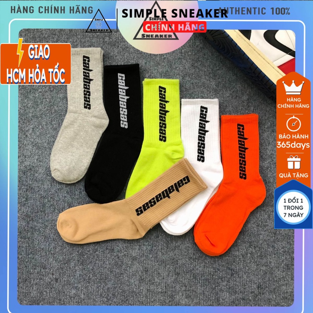 Tất Cổ Cao Thể Thao Galabasas💙FREESHIP💙Vớ Thời Trang Nam Nữ Unisex - Chất Cotton Thoáng Mát Êm Ái Mang Giày Sneaker