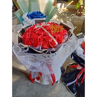 Bó hoa hồng sáp