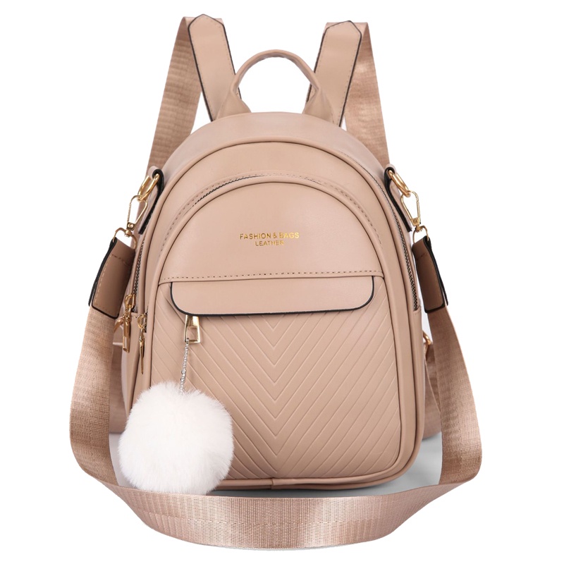 Bakcpacks Da Cỡ Nhỏ Thời Trang Đơn Giản Dành Cho Nữ