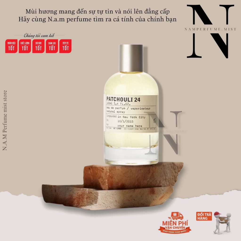 l e l a b o - Patchouli 24 EDP | Nước hoa unisex | Phong Cách và Cá Tính