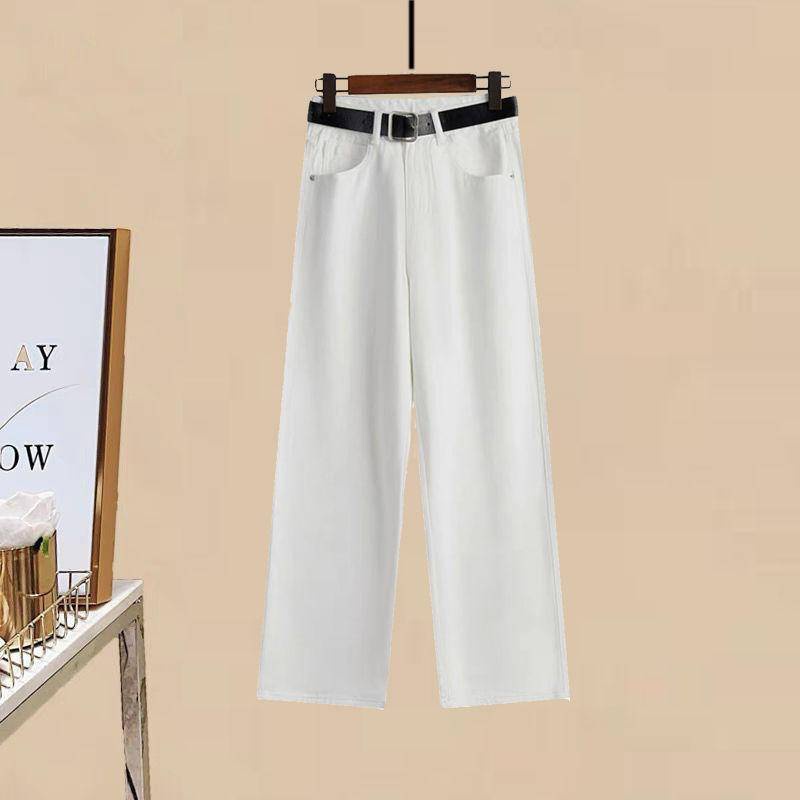 Bộ Áo Khoác Cardigan Dệt Kim + Quần Jeans Lưng Cao Thời Trang Phương Tây