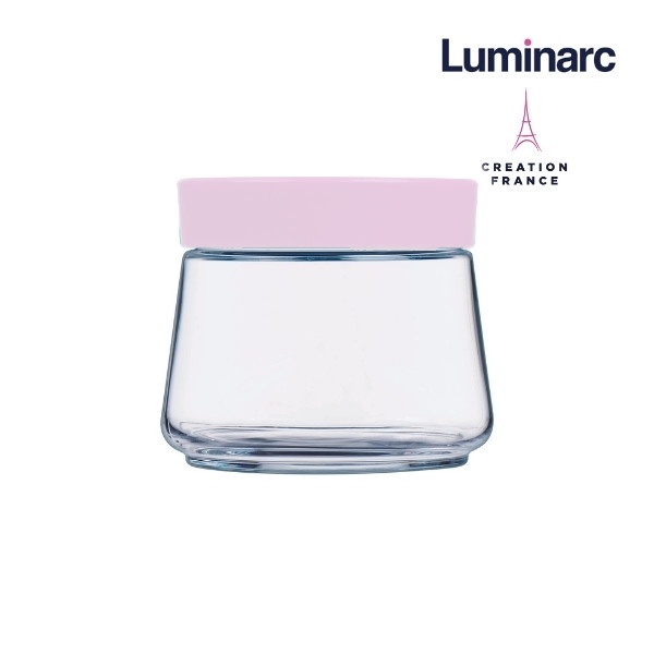 Bộ 3 Hũ Thuỷ Tinh Luminarc Swing Nắp Hồng 500ml- LUHUP5279 - 1