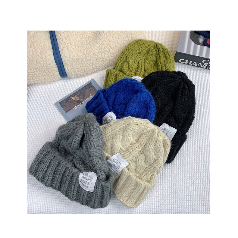 Mũ len vặn thừng siêu ấm phong cách ulzzang unisex giá rẻ nhiều màu - Nalita shop