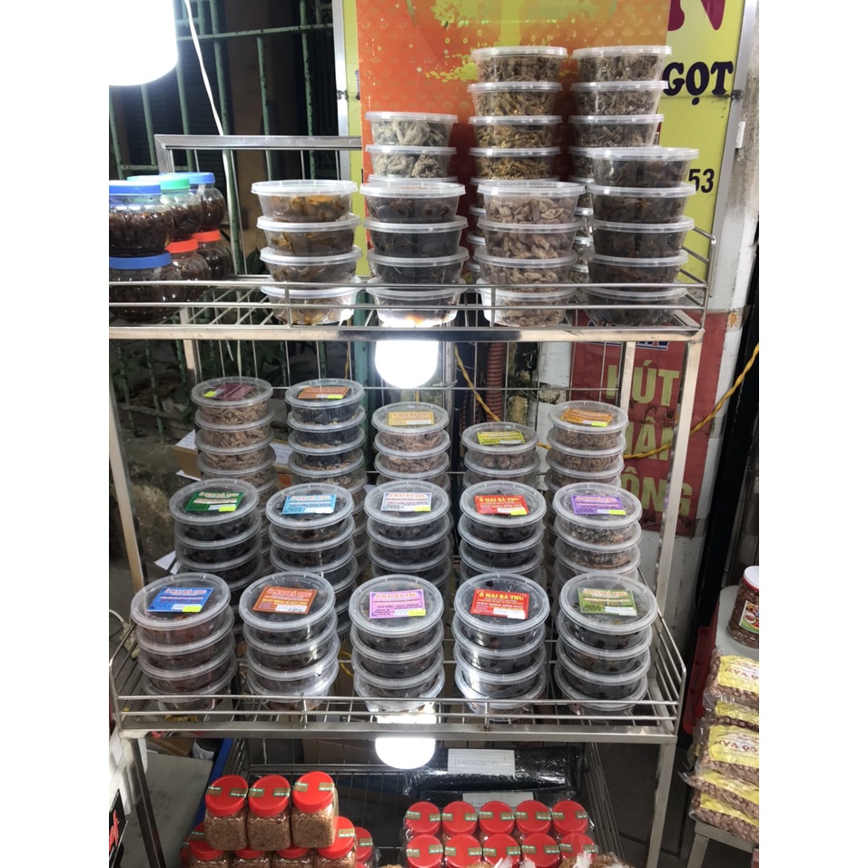 COMBO MÃ 107 Gồm 01 ô mai chanh muối cả quả, 01 ô mai chanh dẻo miếng và 01 gói bi zon zon 200 gam, đặc sản Hà Nội