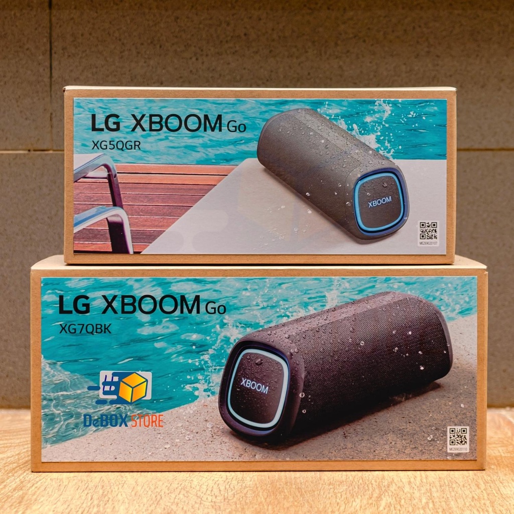 Loa Bluetooth Di Động LG XBOOMGo XG5 (Xanh Đen) 20W - Hàng Chính Hãng Bảo Hành 12 Tháng