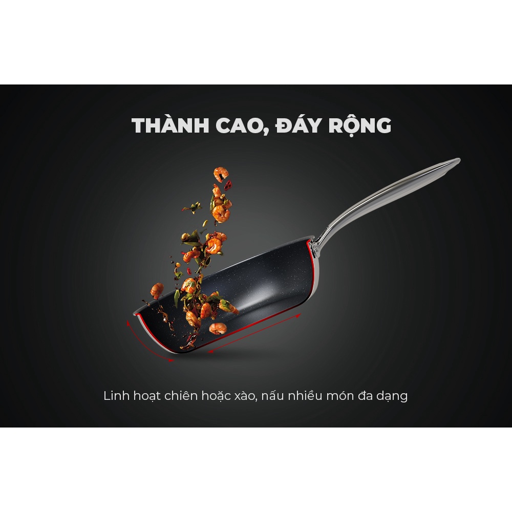 Chảo inox nguyên khối Sunhouse Mama Desire DExxM