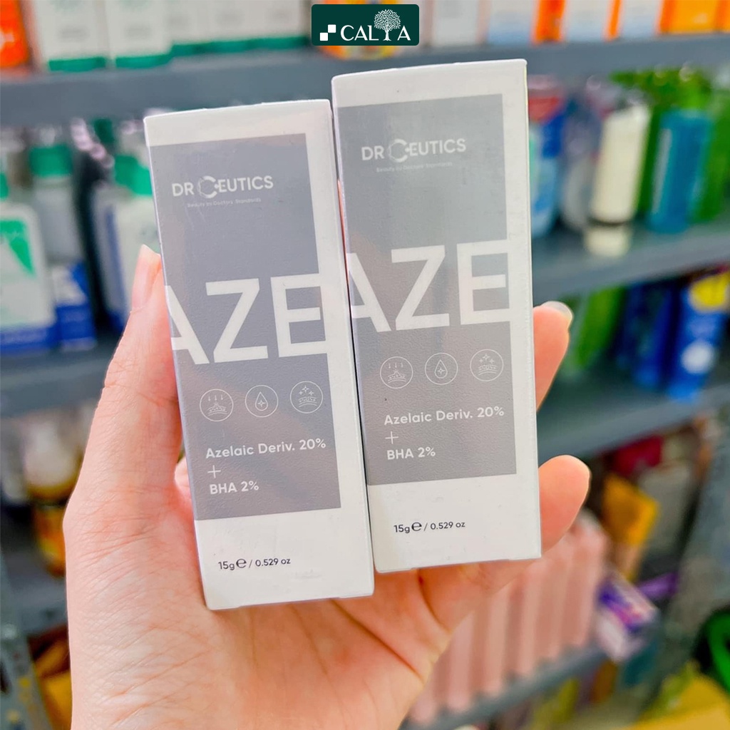 Tinh Chất Serum DrCeutics Azelaic Deriv 20% Và BHA 2% Làm Sạch Mụn, Mờ Thâm 15g