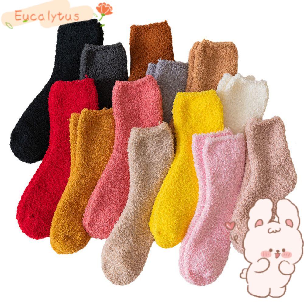 Vớ Nhung San Hô Mềm Mại Thoáng Khí Thời Trang Mùa Đông Cho Nam Và Nữ