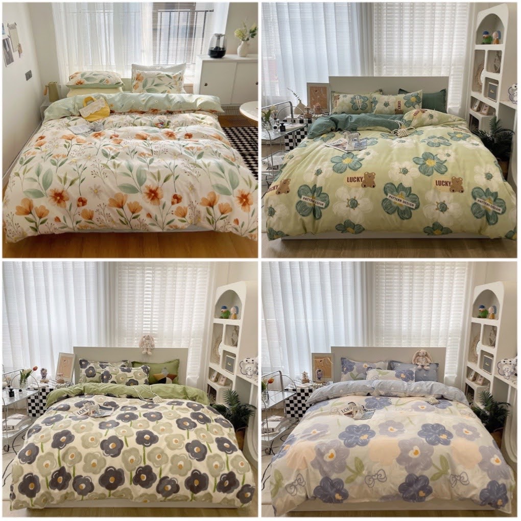 Set chăn ga cotton poly