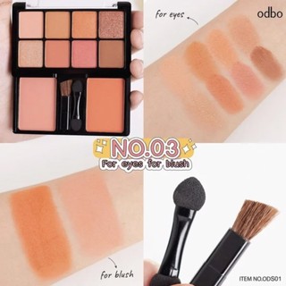 Set Phấn Mắt Và Má Hồng Odbo For Eye & Blush