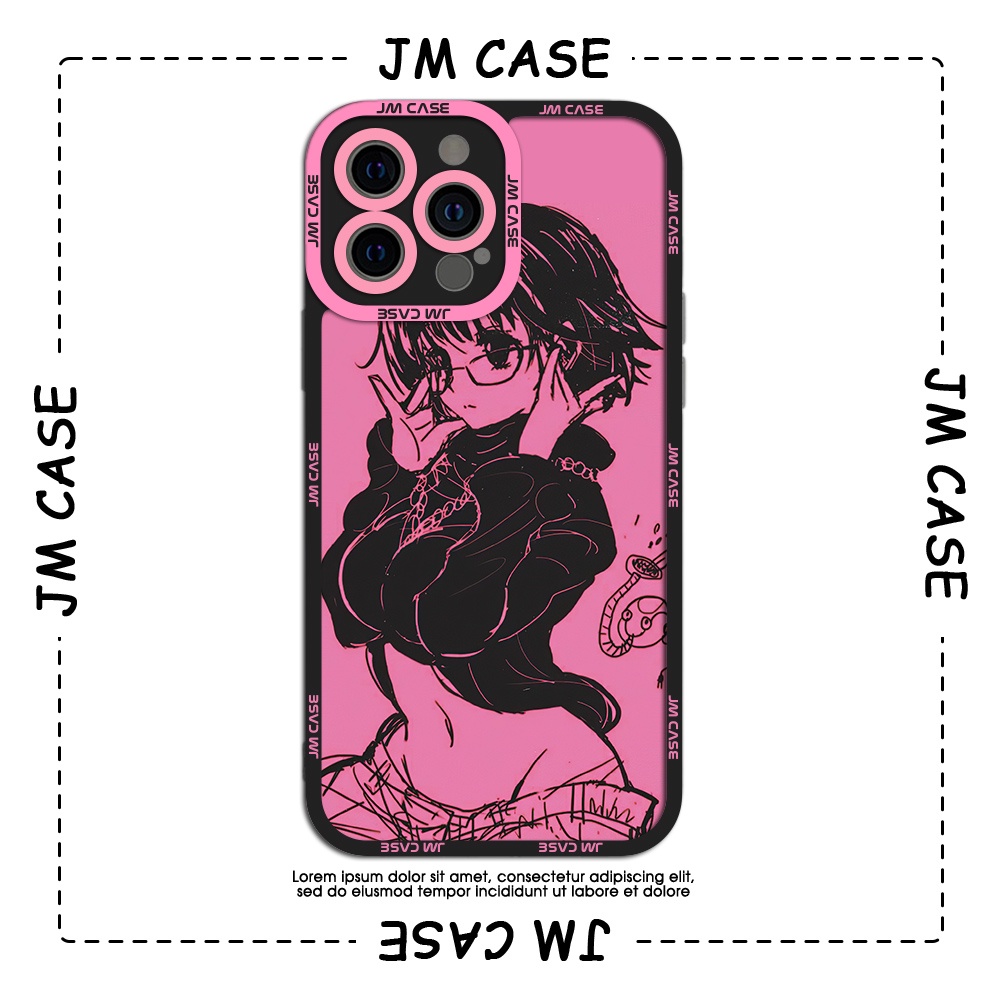 Ốp lưng iphone cạnh vuông JMCase Vintage Manga Girl 6plus/6s/6splus/7/7plus/8/8plus/x/xs/11/12/pro/max/plus/promax