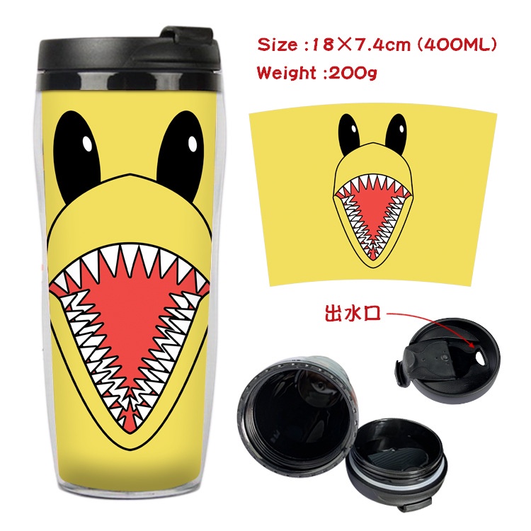 Bình Nước Hai Lớp Cách Nhiệt Họa Tiết Hoạt Hình roblox Dễ Thương